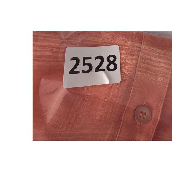 Merrell Sherbet Womens Small Peach Orange NEW Button Front Shirt - Picture 12 of 12